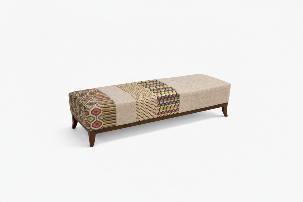 Modern Fabric Bench