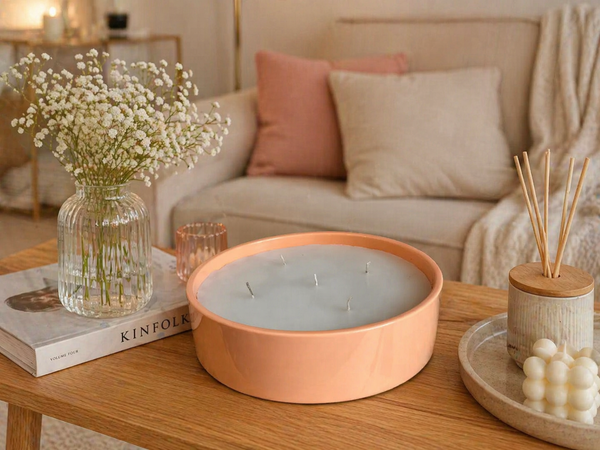 Orange Decorative Candle