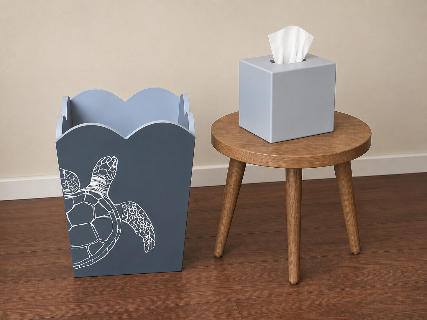 Wood Waste Basket