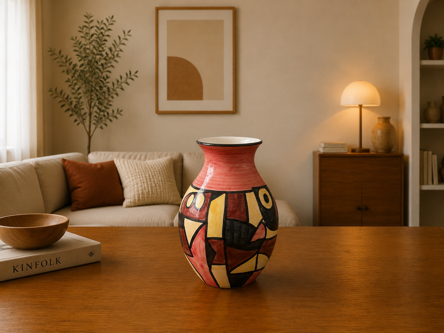 Ceramic Hand Painted vase M