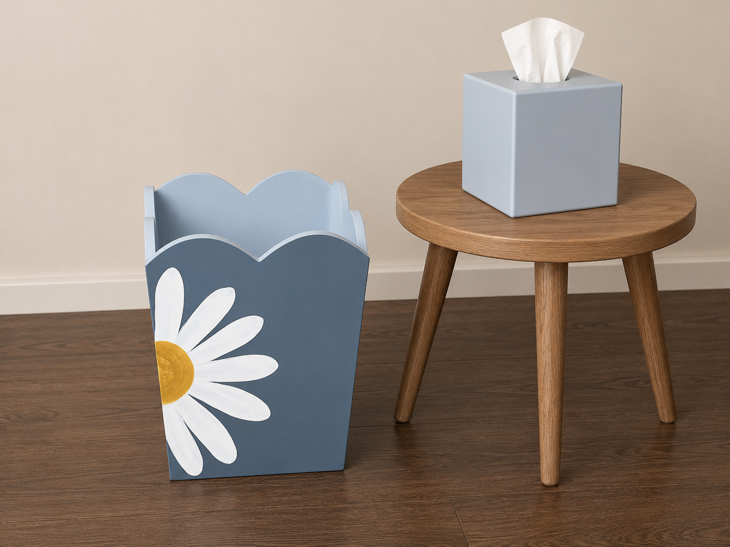 Wood Waste Basket