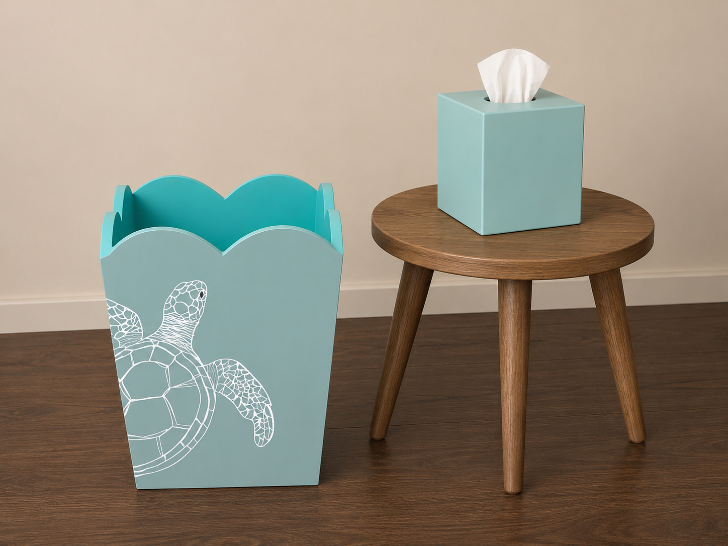 Wood Waste Basket