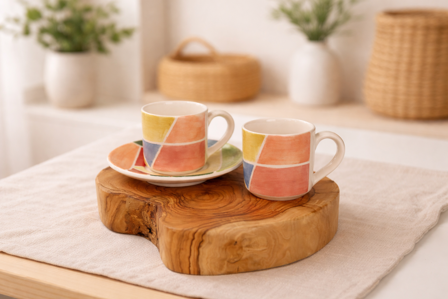 Minimal Ceramic Cup / Set of 6