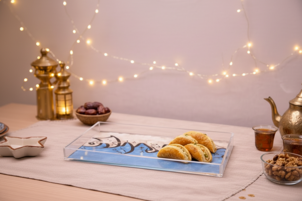 Arabic calligraphy Serving Tray