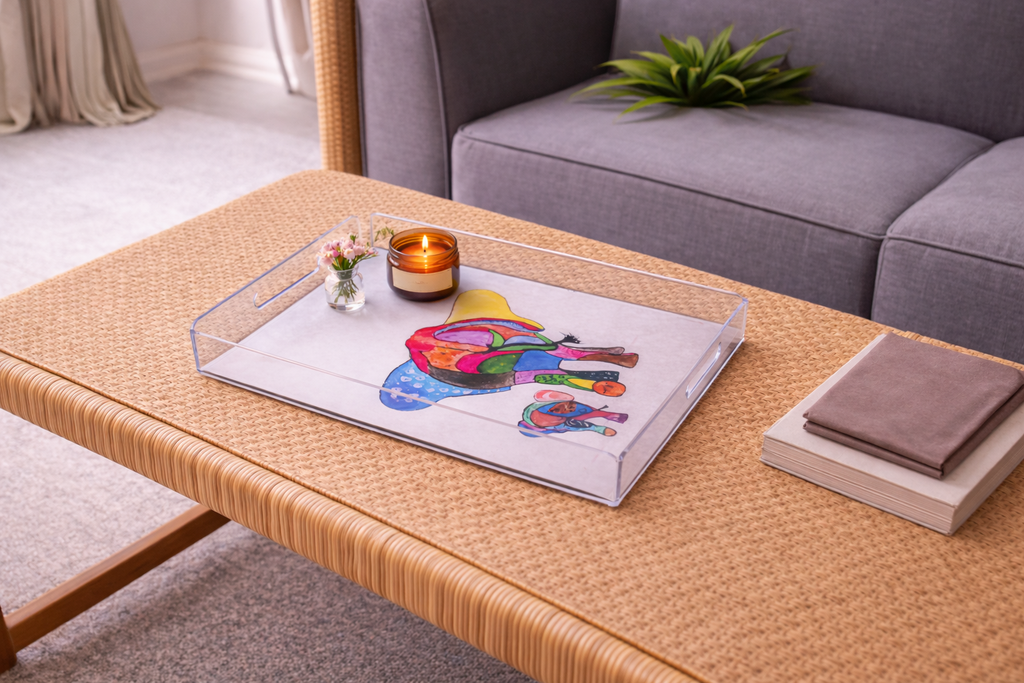 Colorful Elephant Tray