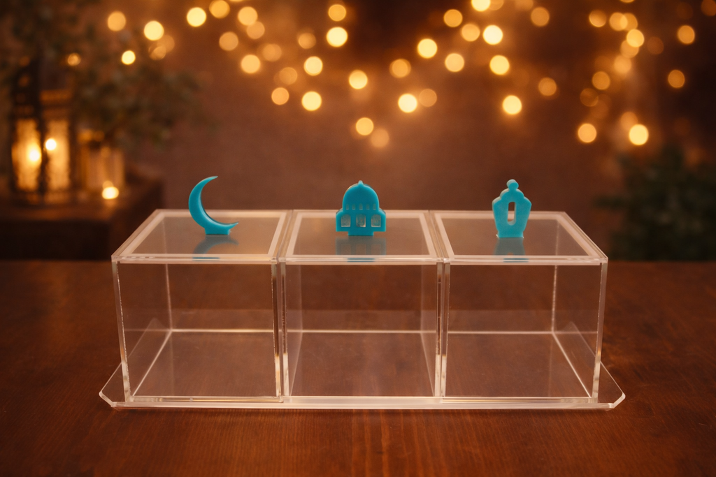 Ramadan Acrylic Storage Set