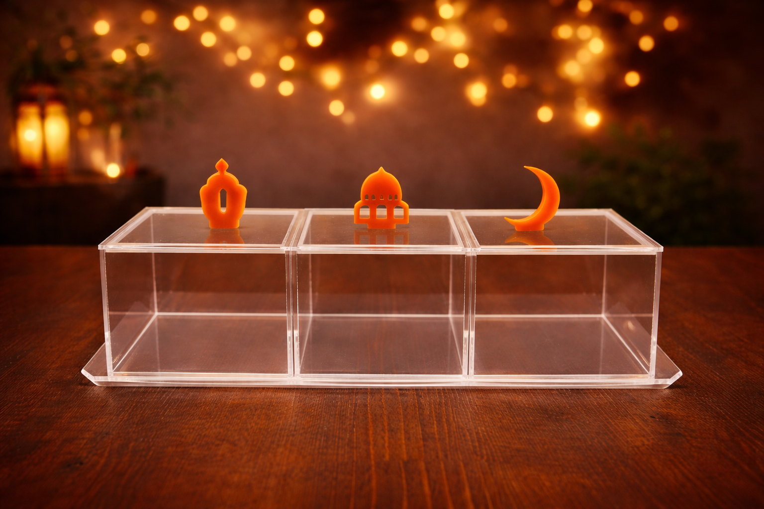 Ramadan Acrylic Storage Set