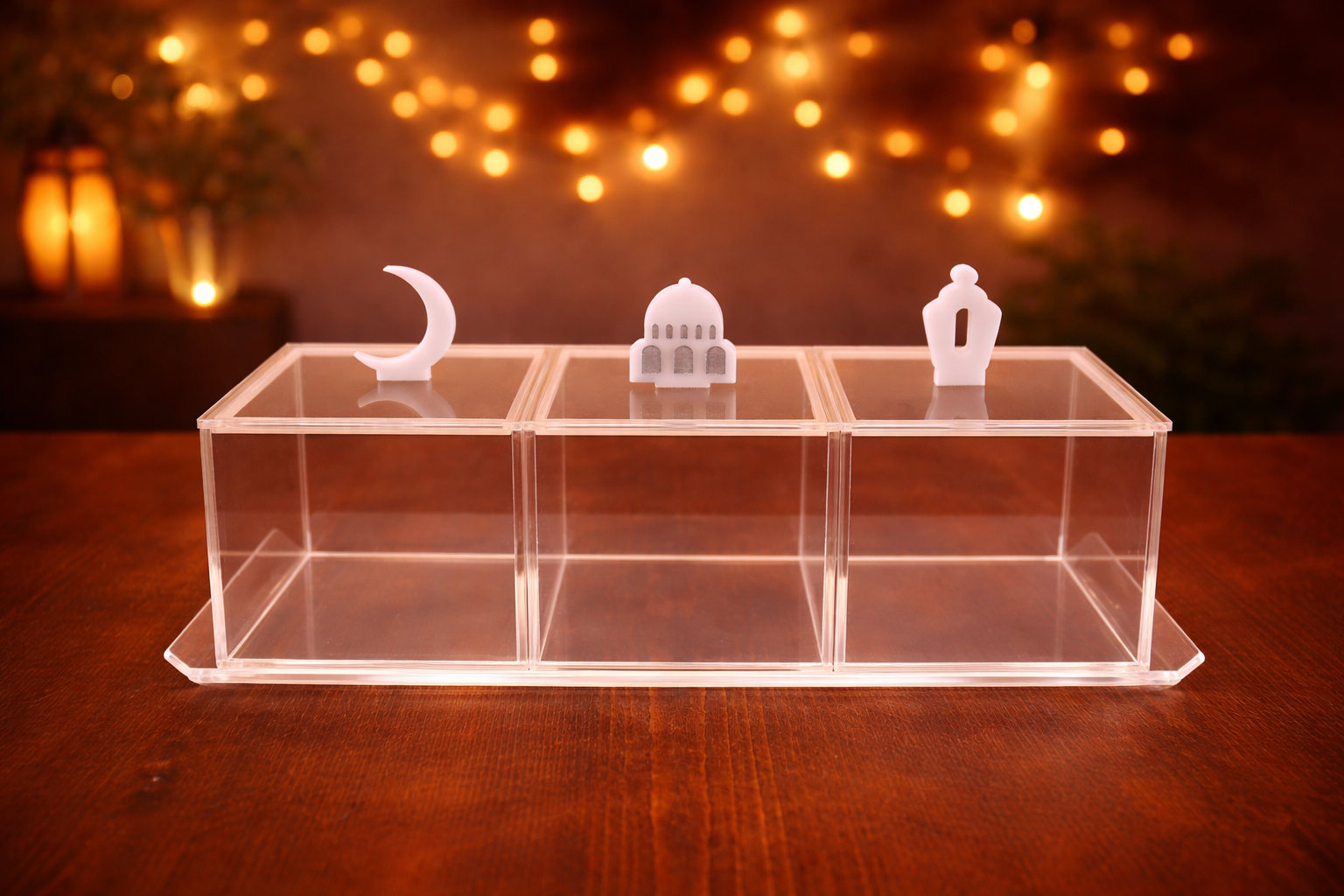 Ramadan Acrylic Storage Set