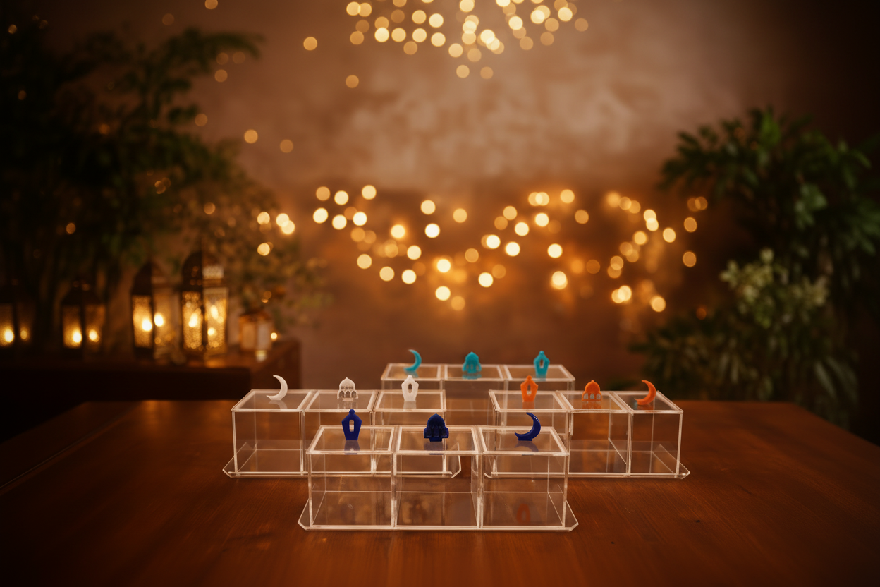 Ramadan Acrylic Storage Set