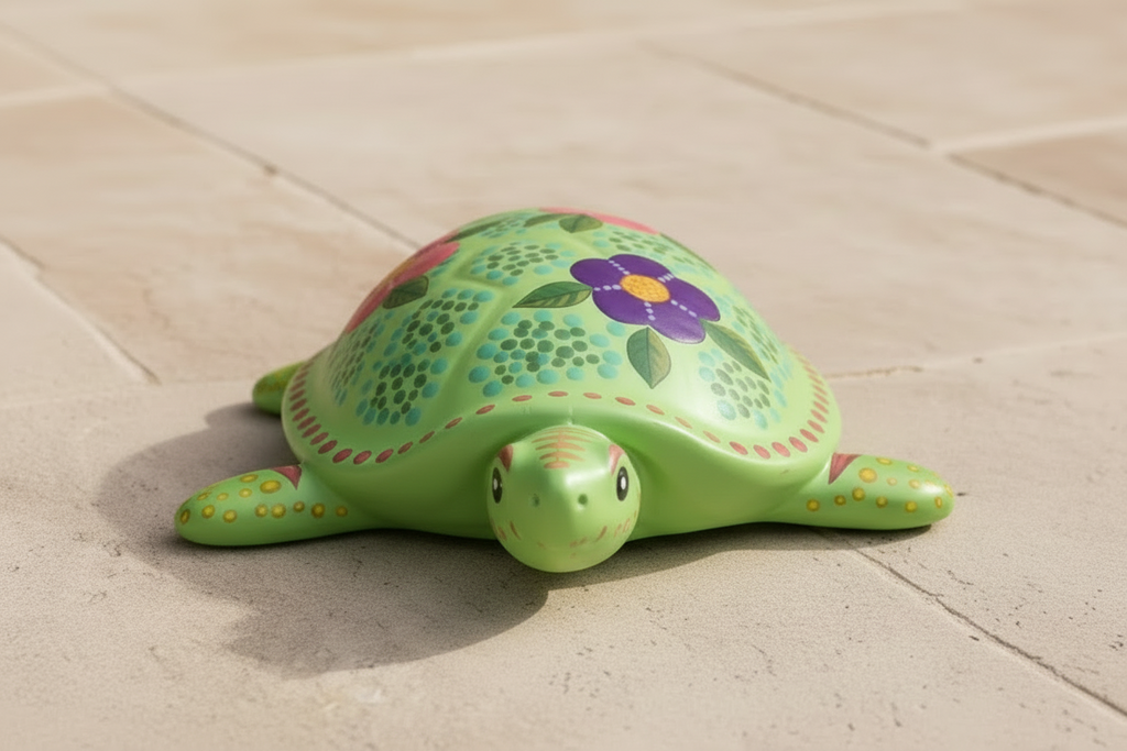 Ceramic handmade turtle