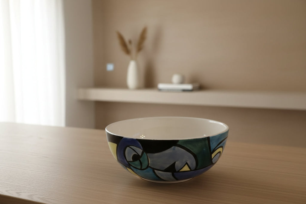 Handmade & painted Decorative Ceramic Bowl