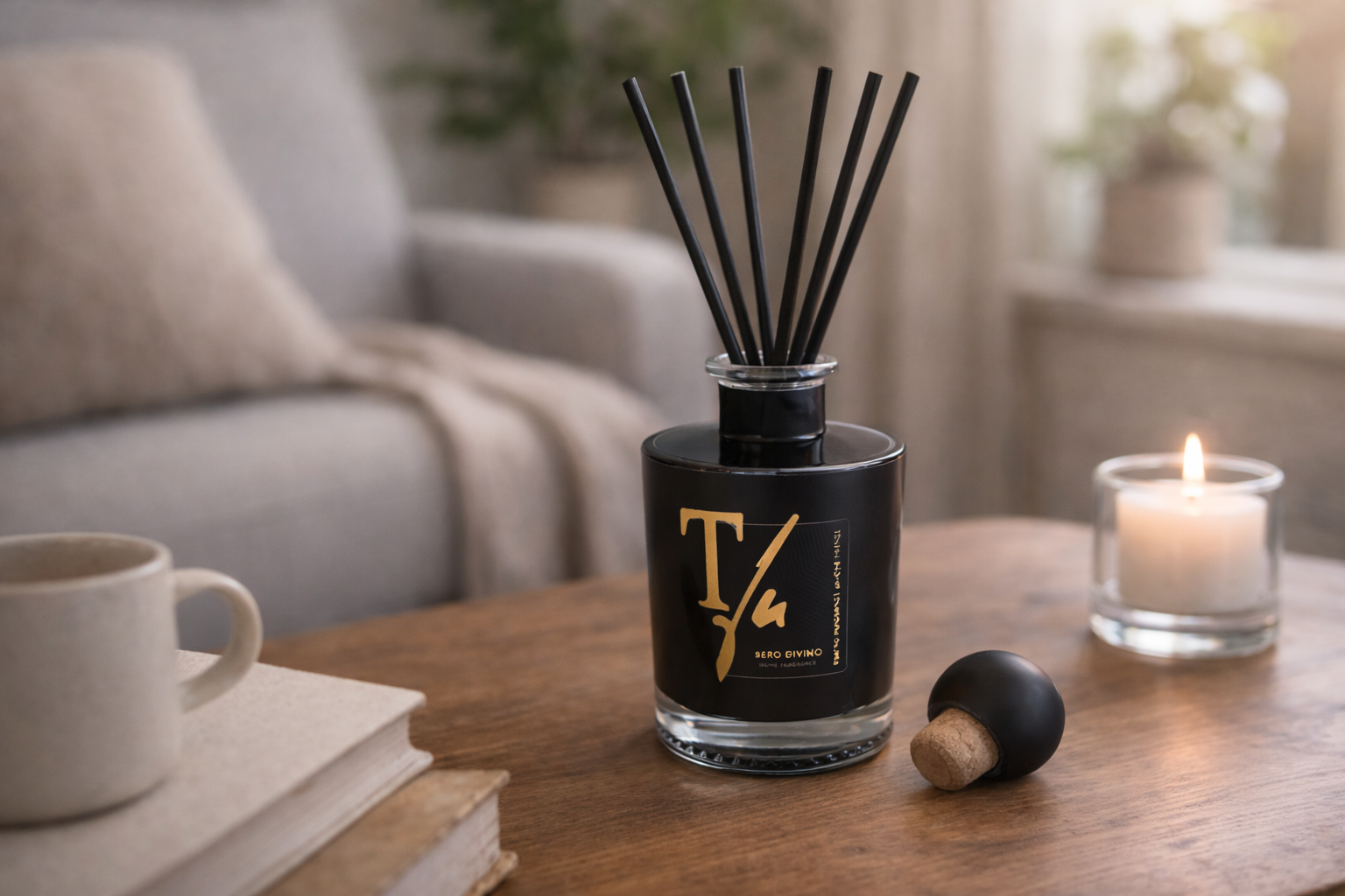 Black Diffuser Home Fragrance