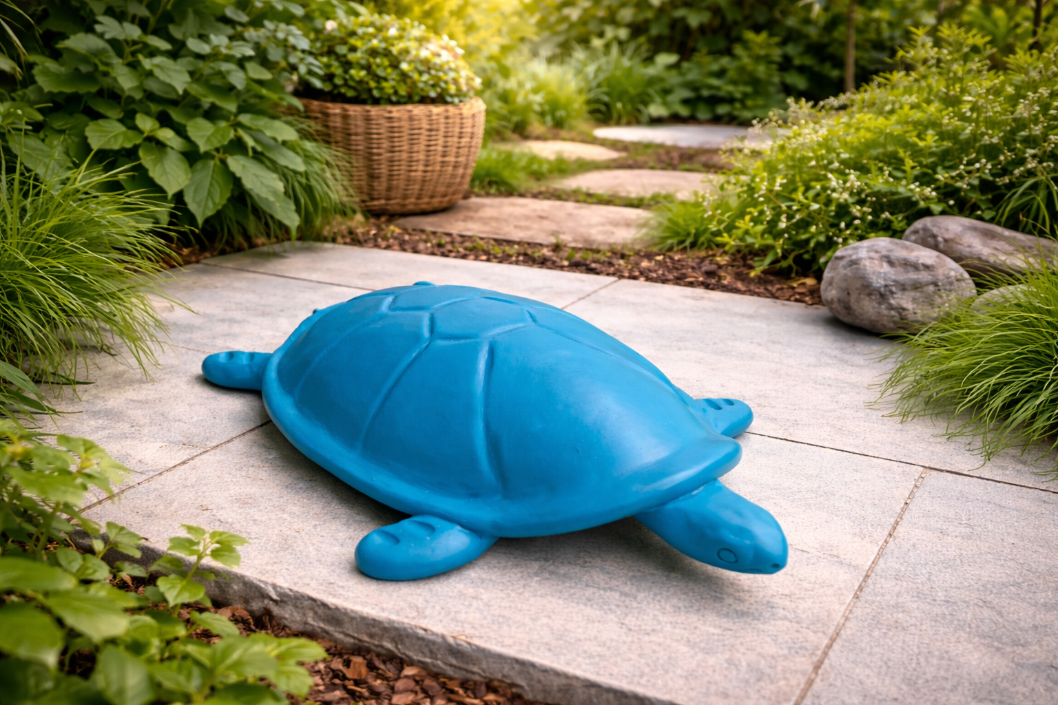 Blue Turtle Floor Decor