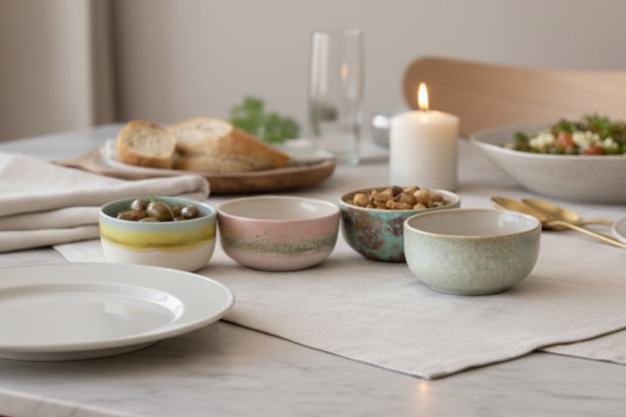 Ceramic Bowls / Set of 4