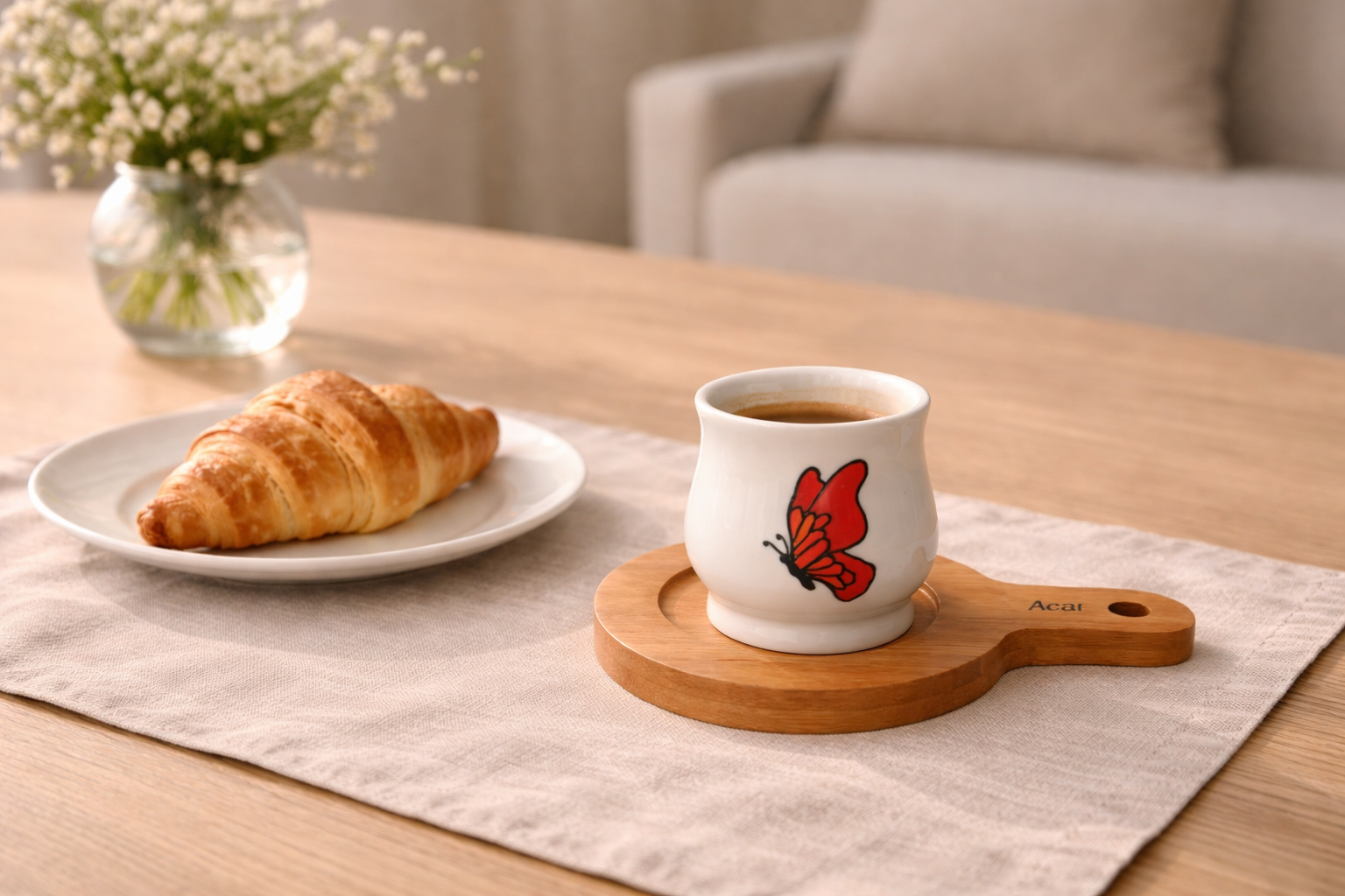 Butterfly Coffee cup