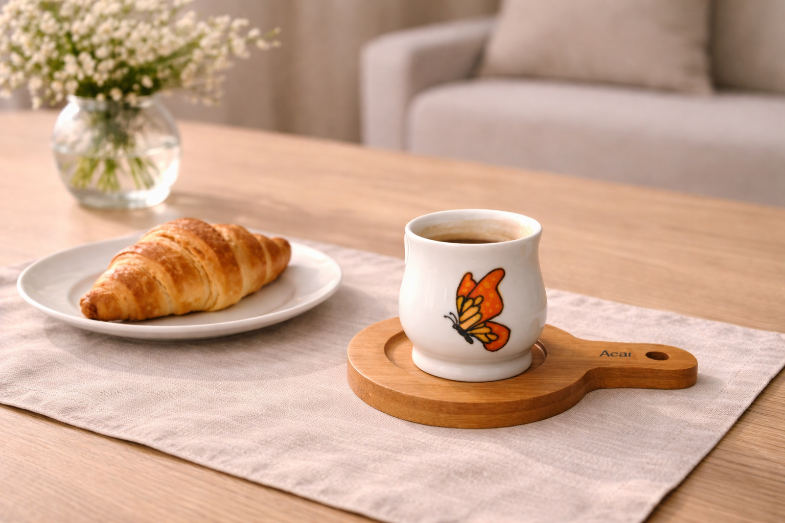 Butterfly Coffee cup