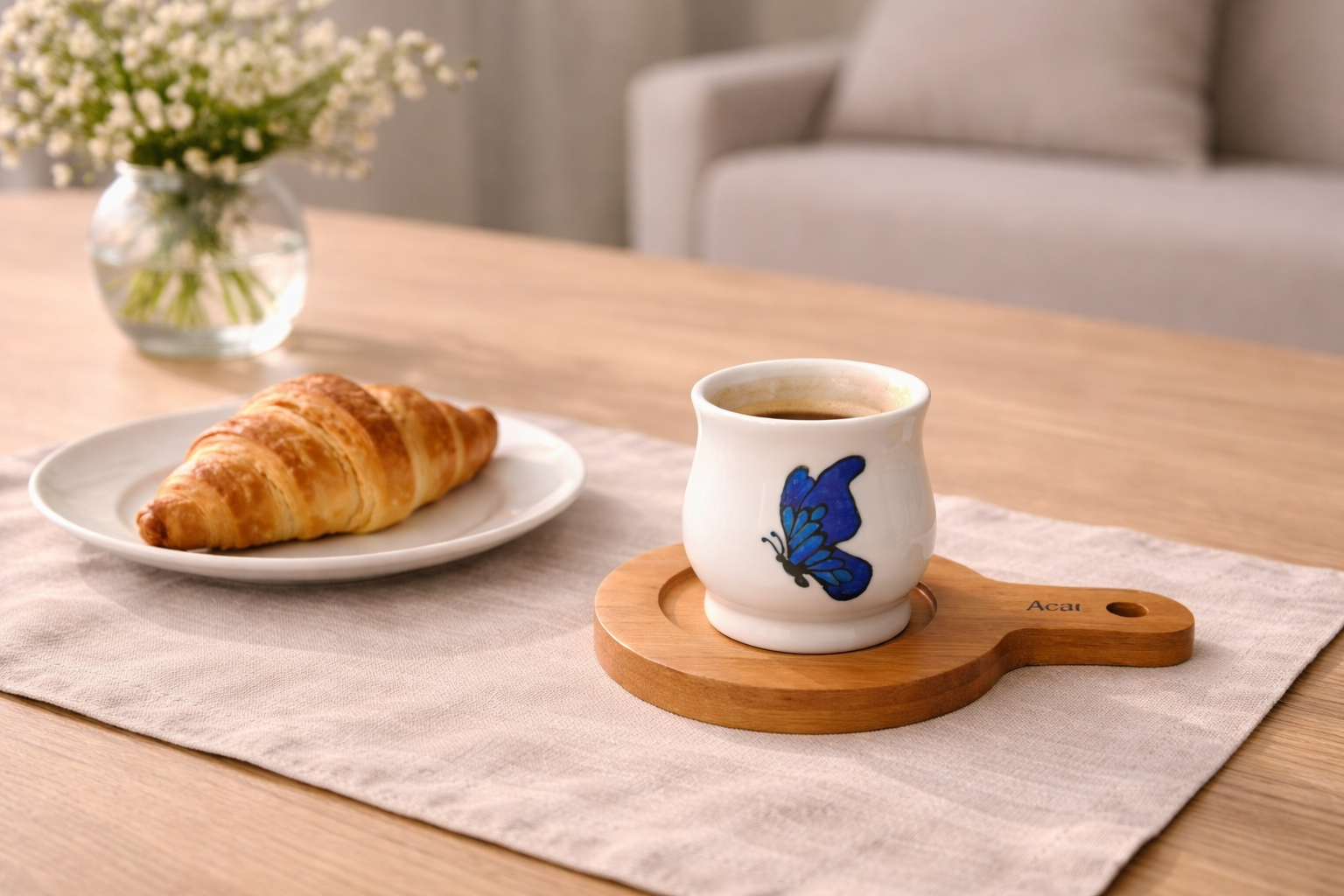 Butterfly Coffee cup