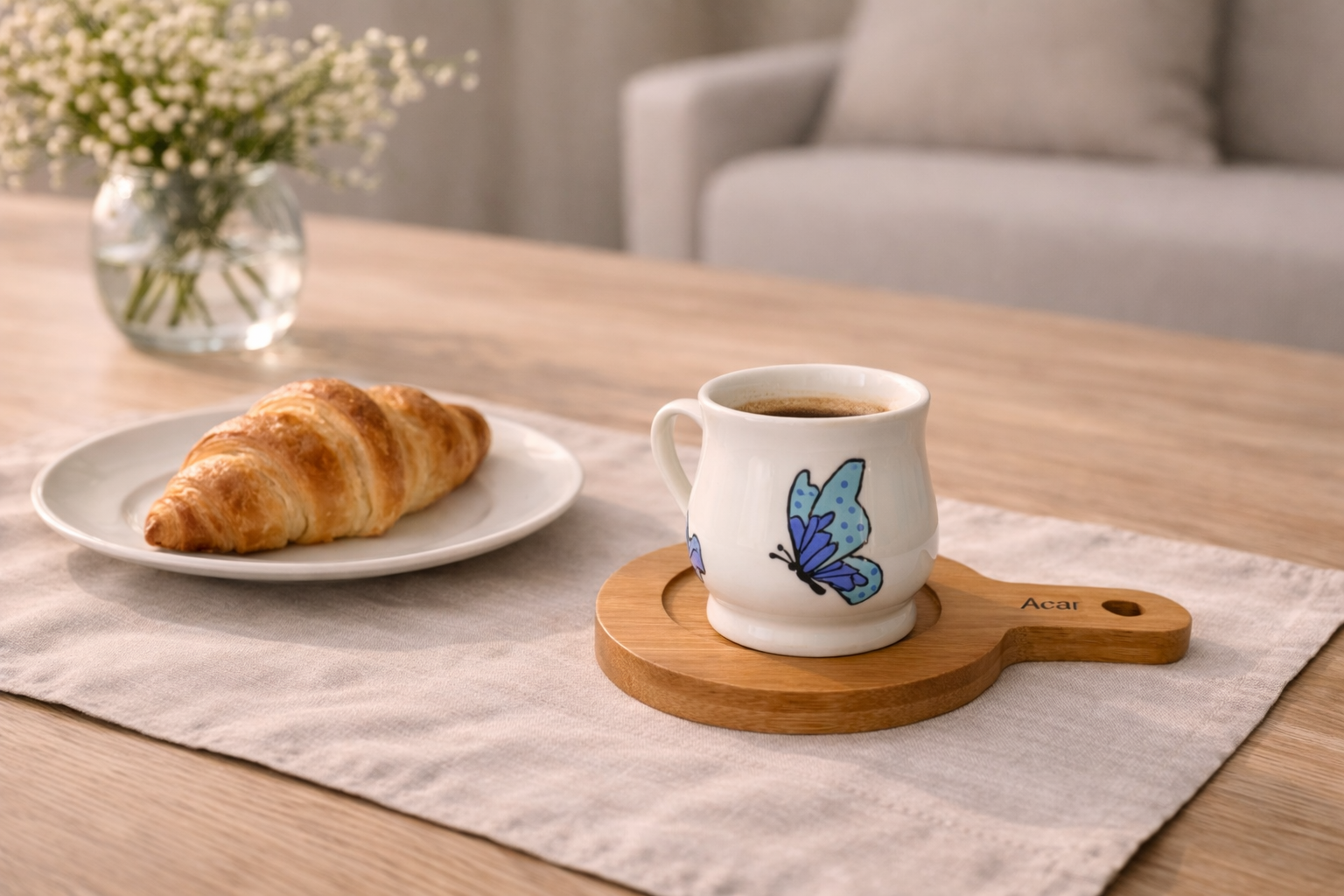 Butterfly Coffee cup