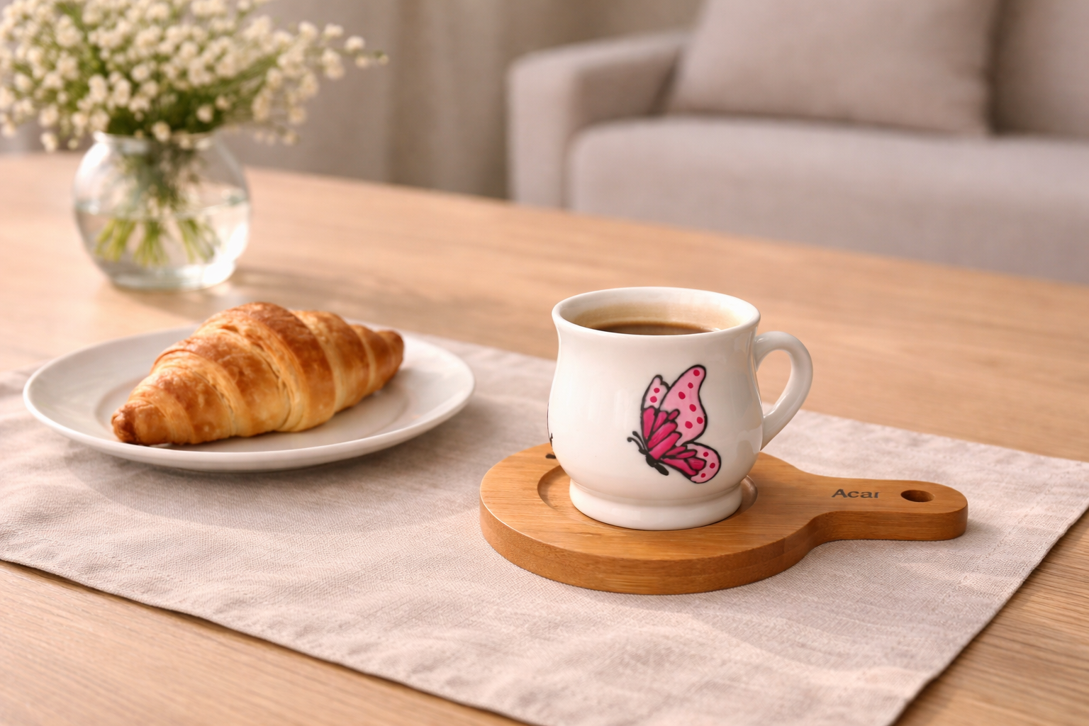 Butterfly Coffee cup