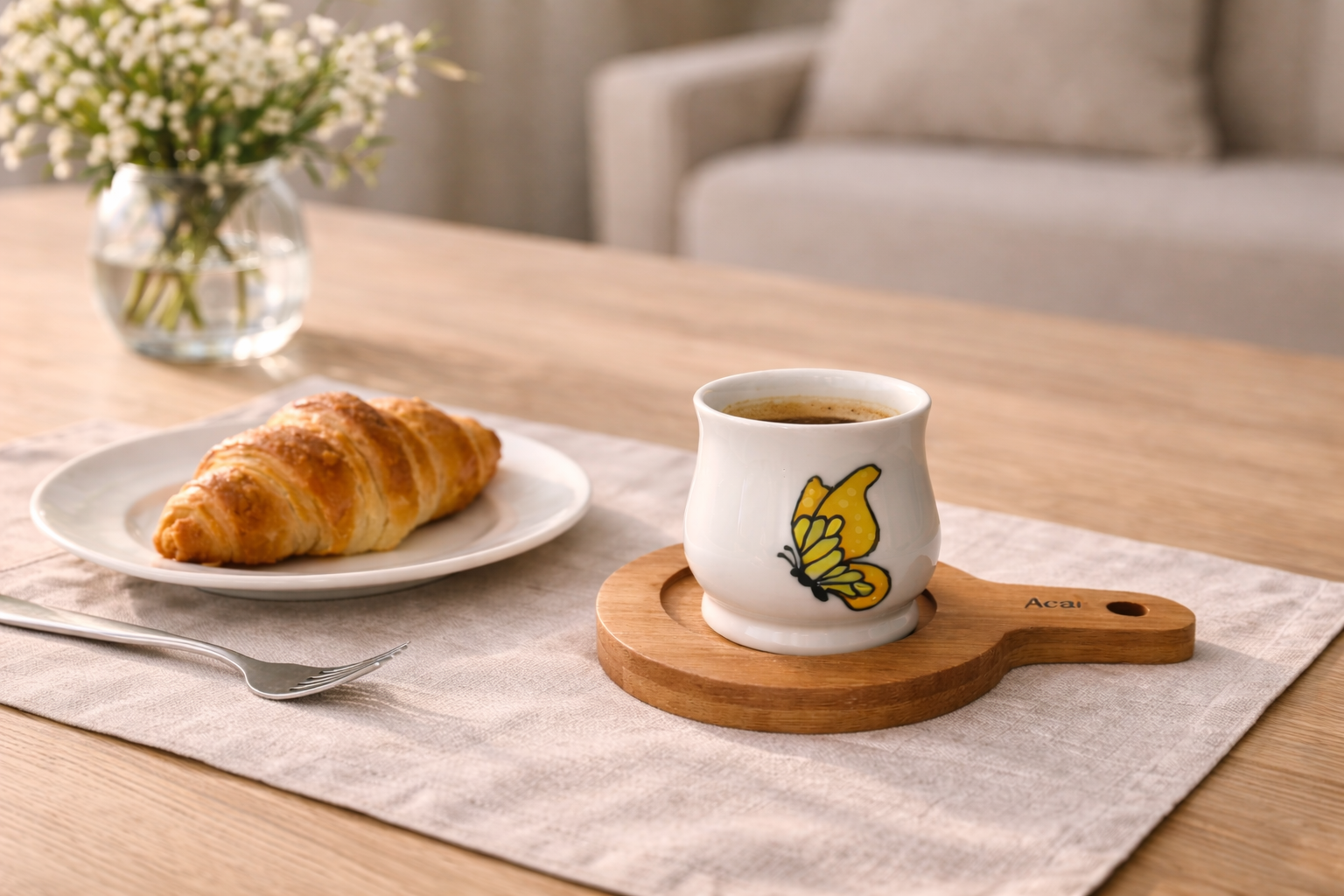 Butterfly Coffee cup