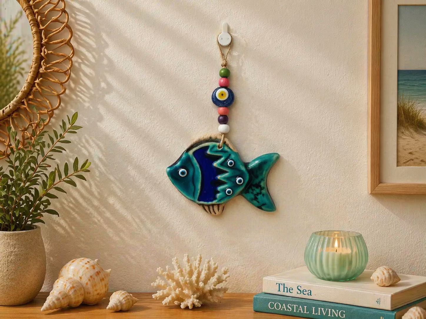 Fish Ceramic Wall Accessory