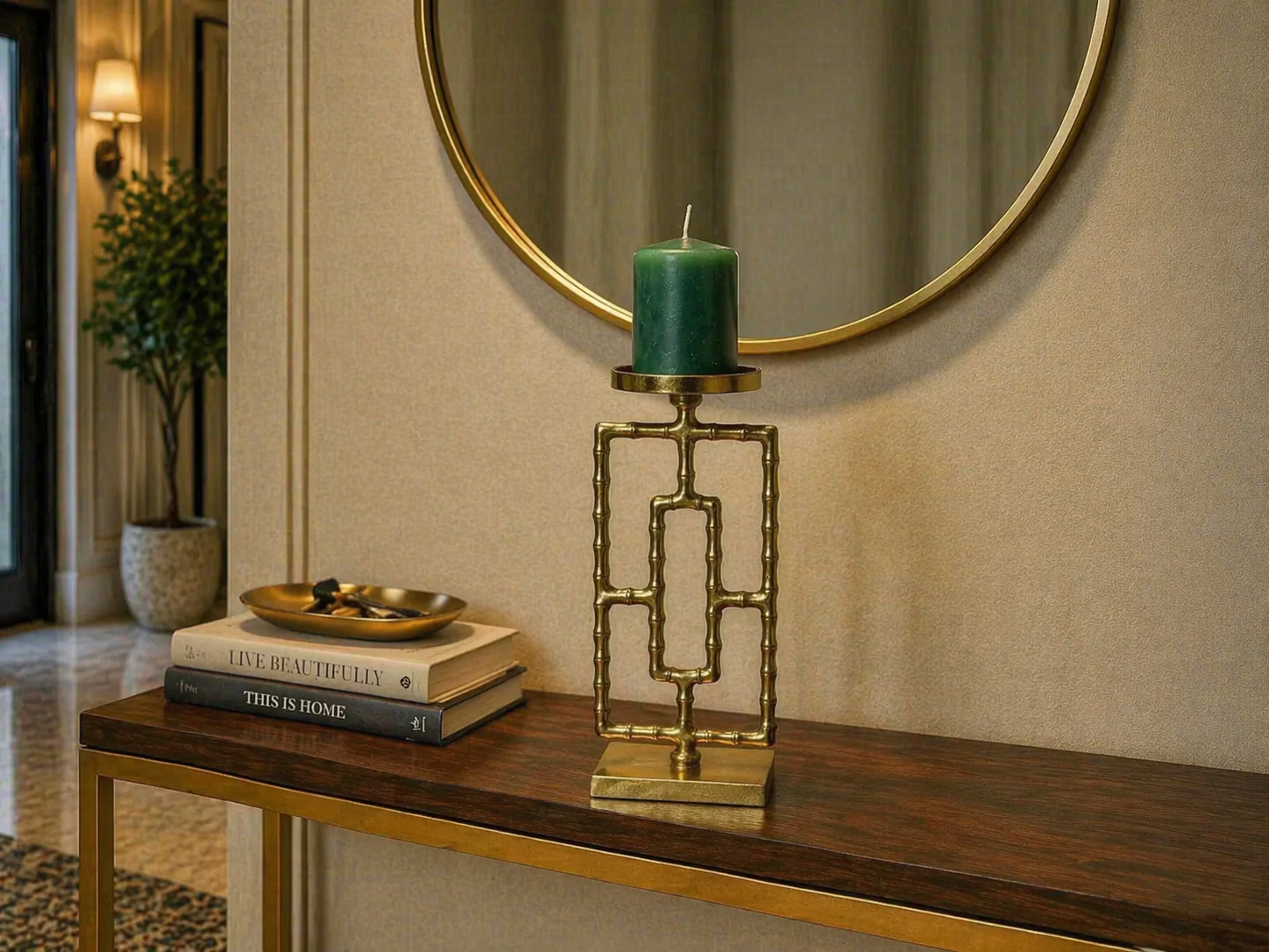 Brass Candle Holder