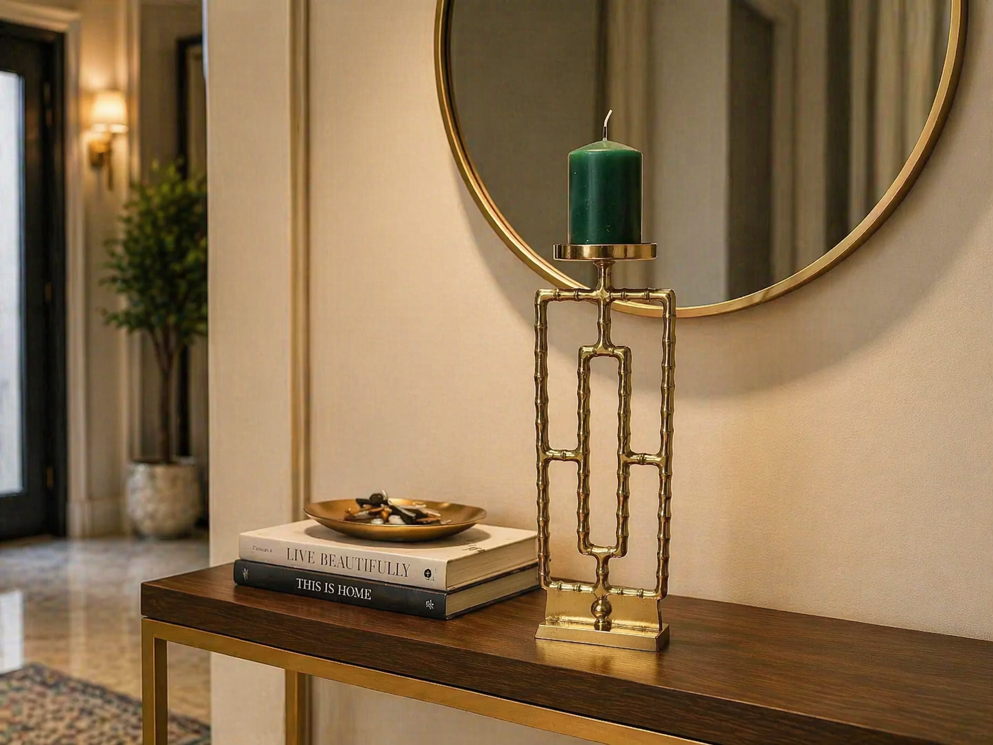 Brass Candle Holder