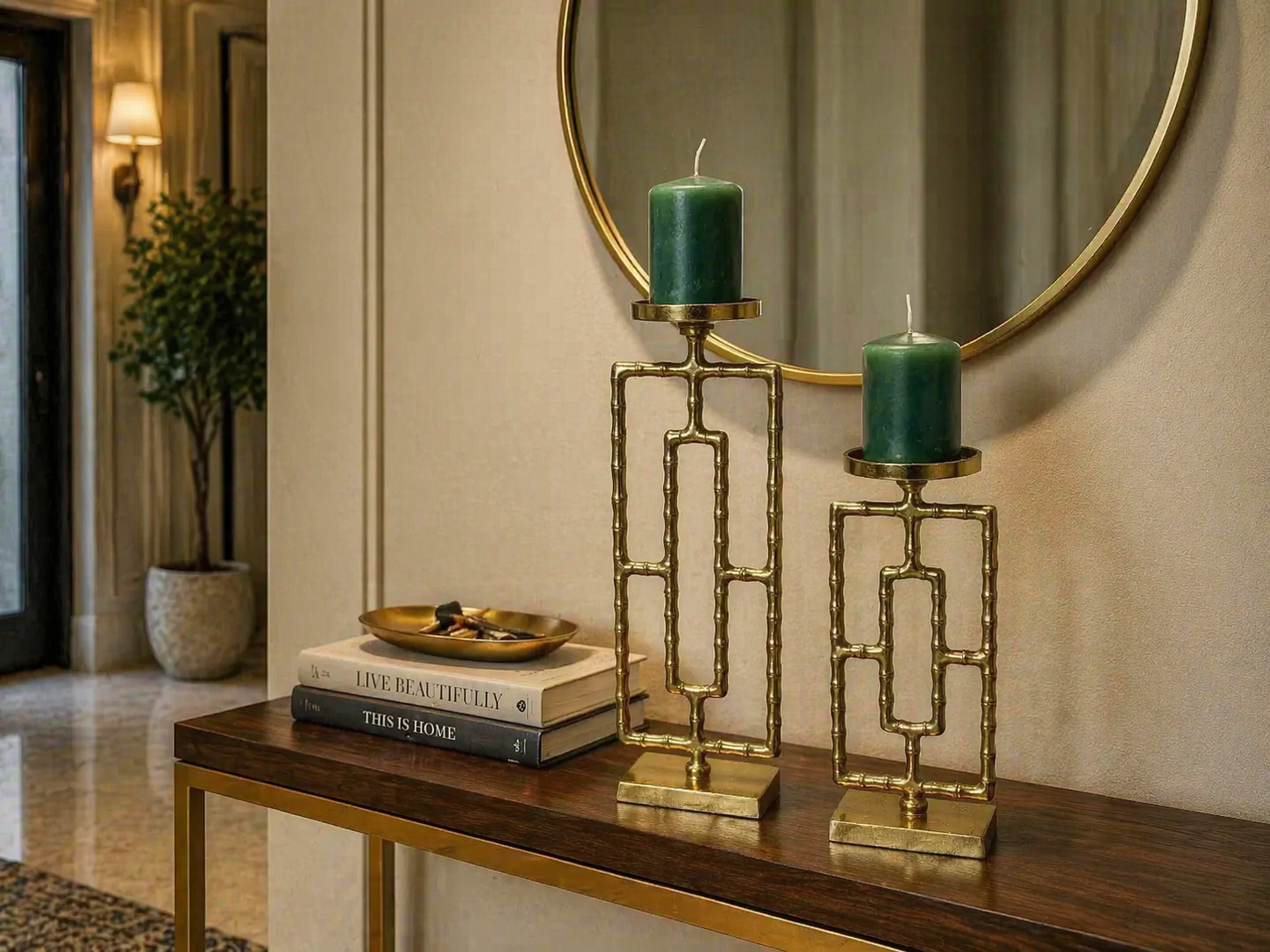 Brass Candle Holder