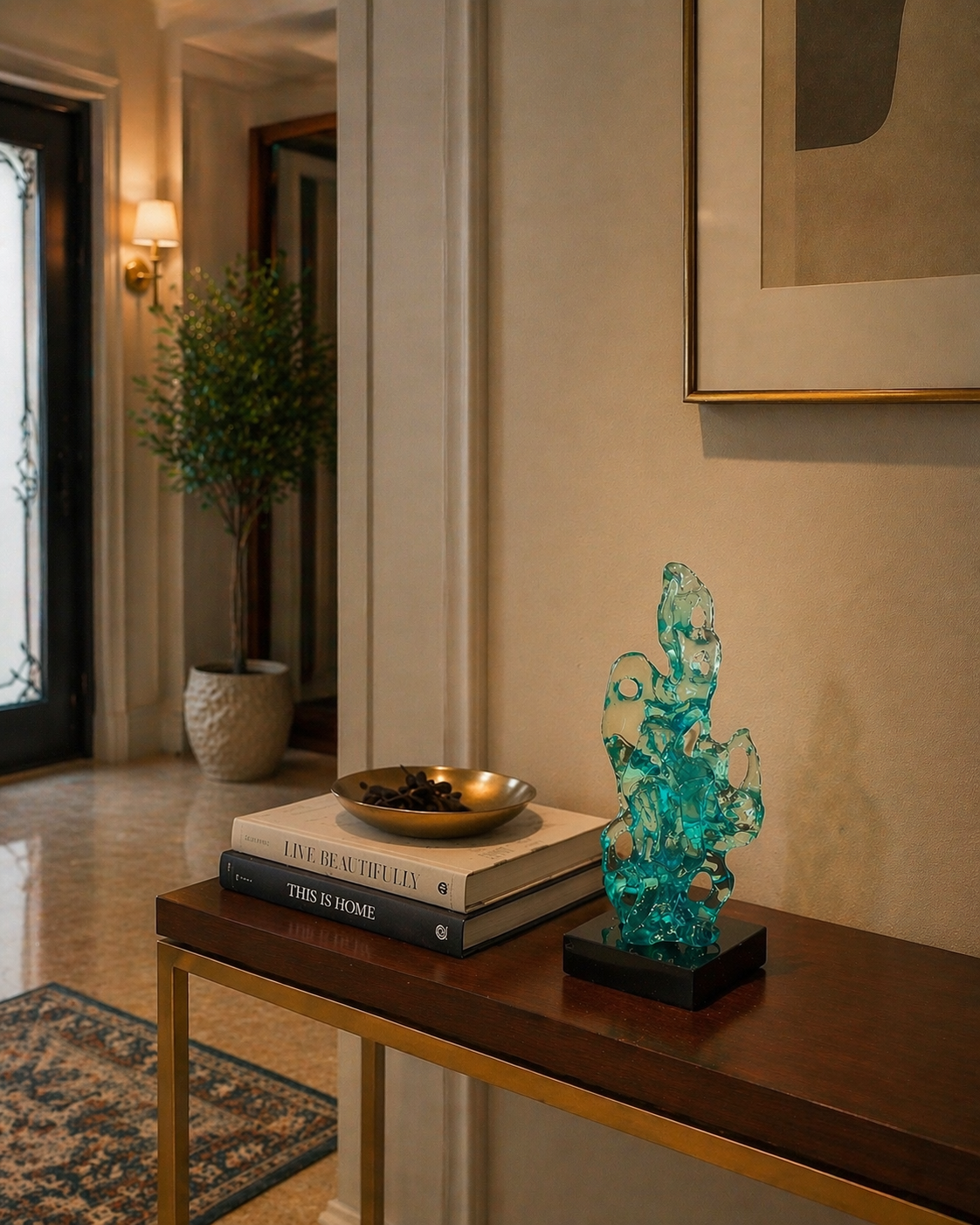 Decorative Glass Sculpture
