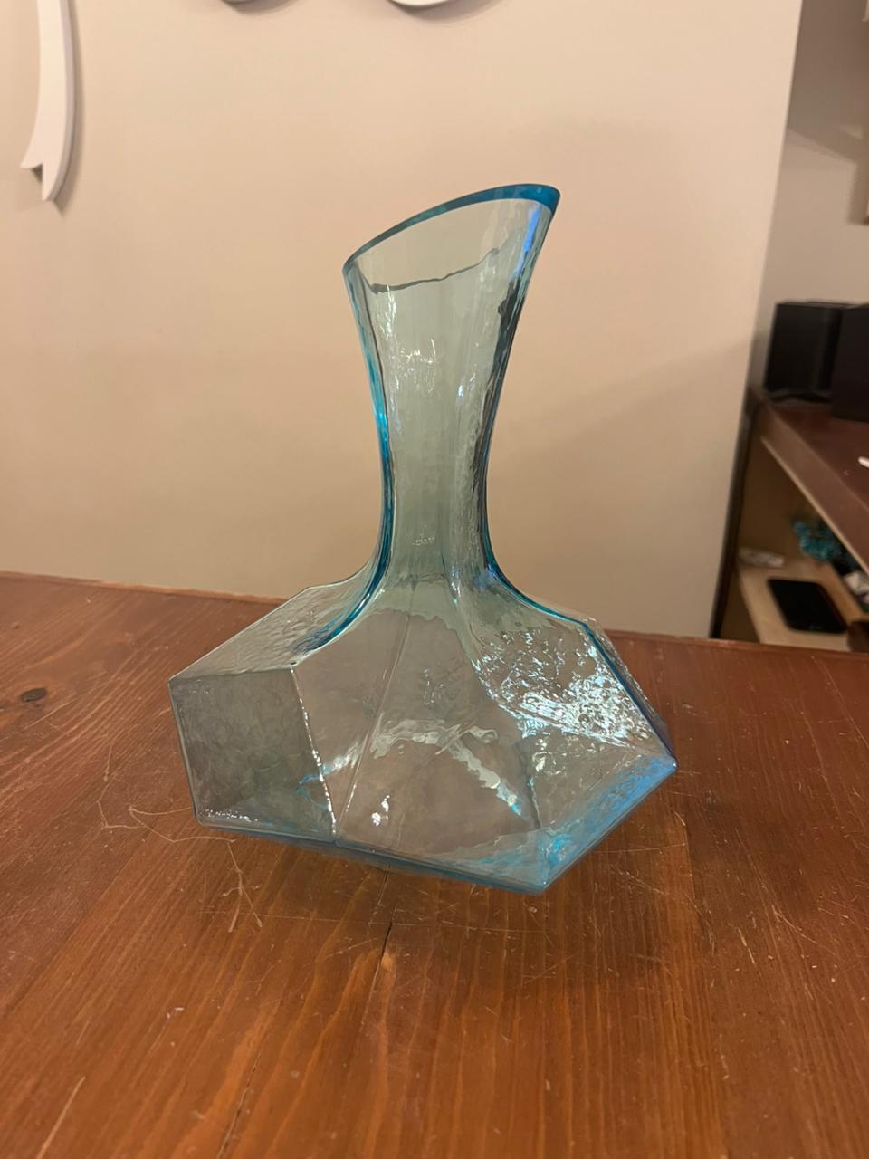Blue Glass Vase