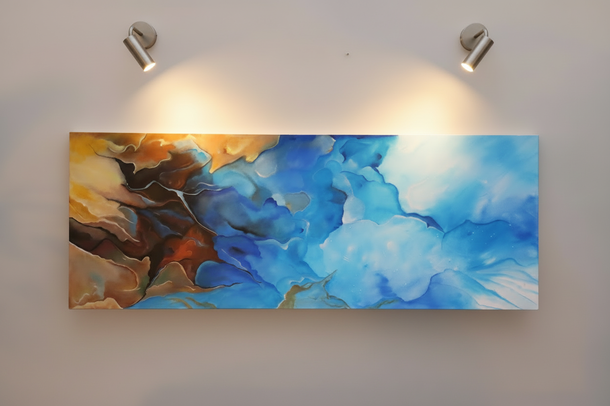 Blue Horizon Painting