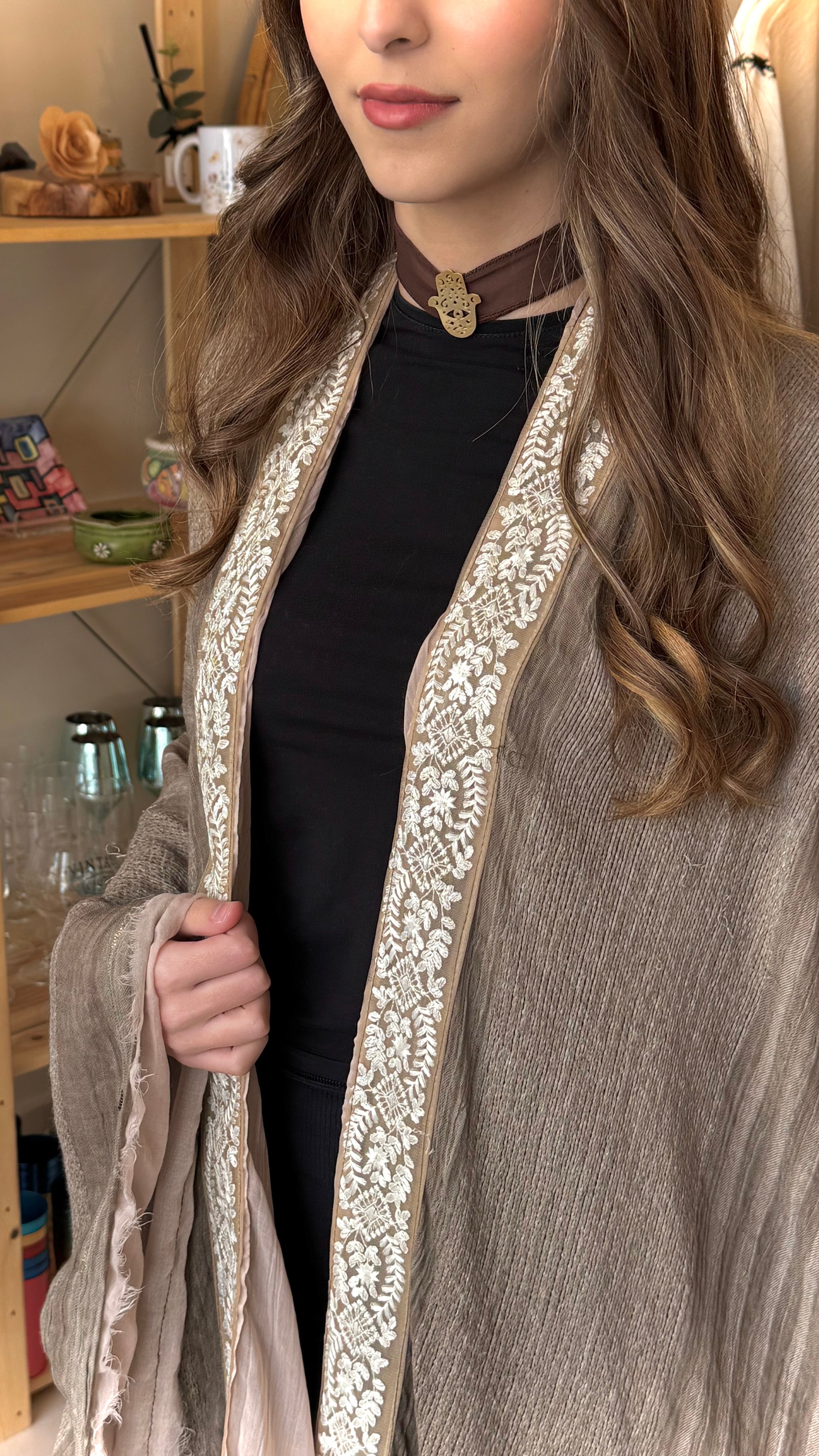 Desert Lace Abaya