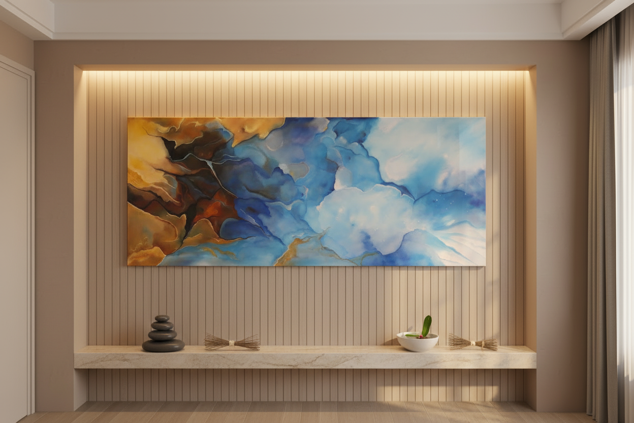 Blue Horizon Painting