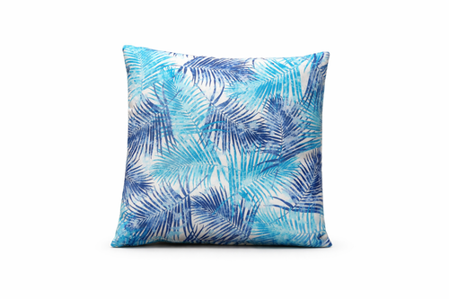 Blue Tropical Cushion